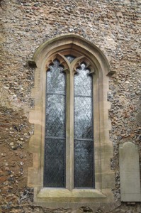 Glazing in medieval church