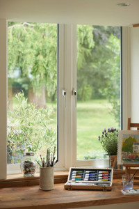 White uPVC triple glazed casement window by Anglian Home Improvements myglazing ggf