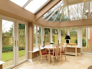 Interior of everest orangery with table and chairs