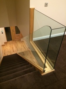 staircase glass balustrade all glass and glazing ggf myglazing uk