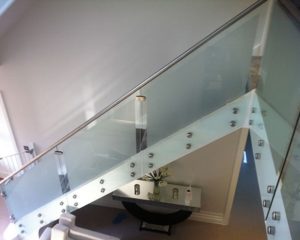 frosted window film on balustrade able install
