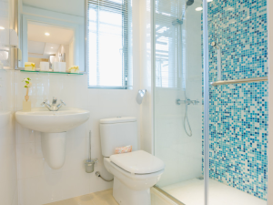 shower screen mirror bathroom