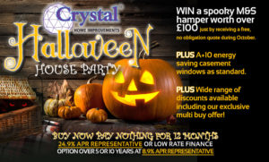 Crystal Home Improvements Halloween 2018 promotion
