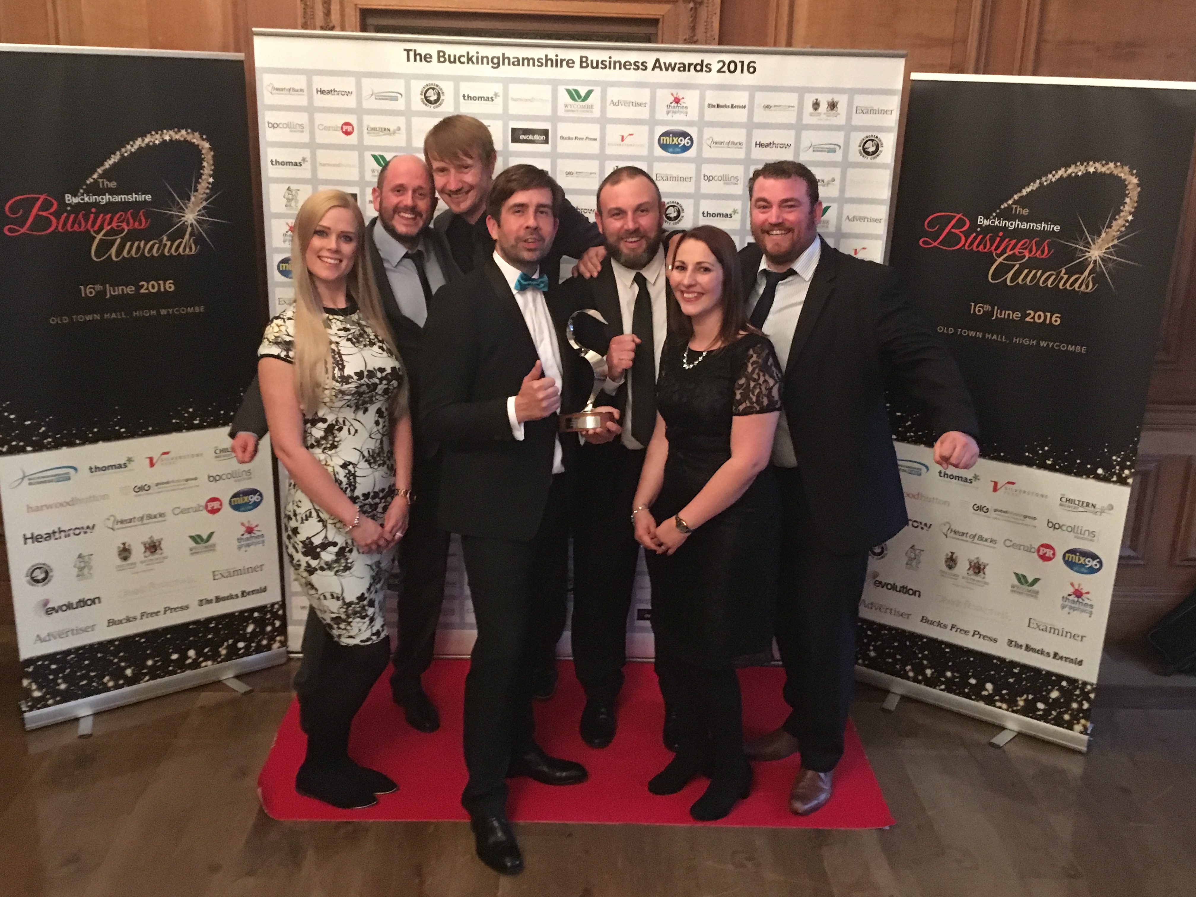 The Window Film Company awarded 'Excellence in Customer Service' at the Bucks Business Awards