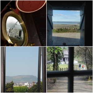 Window with a view Northern Ireland collage with beach, country path and hills