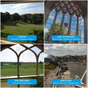 myglazing window with a view national finalists including kenwood, hampstead, becket chapel at peterborough cathedral, grimpsthorpe castle and baltic centre for contemporary art