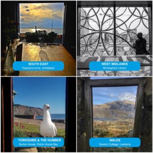 myglazing window with a view national finalists including the pearsons arms, birmingham library, burton house and Llanberis cottage