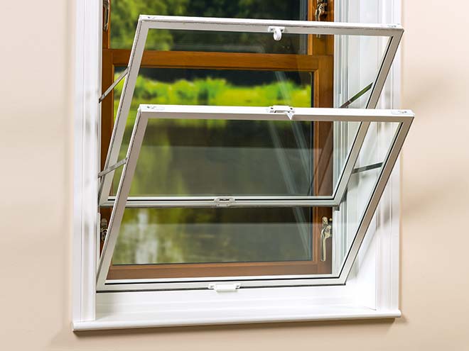 open secondary glazing on window everest